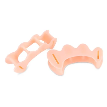 

3-Hole Silicone Toe Separators Toe Spacer Stretcher for Overlapping Toe Relieve toe pressure 1 Pair Foot care tools P9