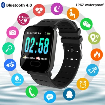 

Smart Watches Heart Rate Watch Smart Wristband Sports Watches Smart Band Waterproof Smartwatch For Android For iOS