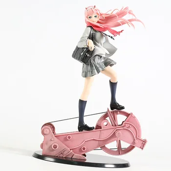 

DARLING In The FRANXX Zero Two Uniform Ver. PVC Figure Anime Model Toy Figurals