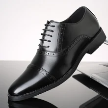 Официальная модельная обувь; Мужская обувь в деловом стиле; мужские оксфорды из натуральной кожи для свадебной вечеринки; броги; Masculino; a4