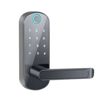 

SZBestWell Fingerprint smart Door lock Unlock by wifi App Waterproof button Pincode Keypad Digital door lock