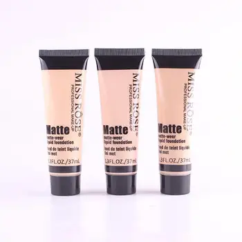 

MISS ROSE Waterproof Moisturizing Matte Liquid Foundation Makeup Concealer Cream Oil control lasting Easy to smear face cosmetic