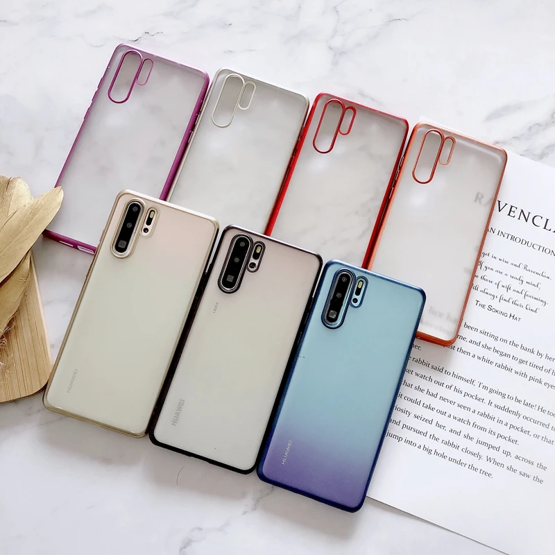 Color Matte Plating Soft Silicone Transparent TPU Phone Case Cover For Xiaomi Mi 9T Redmi Note 7 8 K20 Note8 Pro Coque Capa | Мобильные