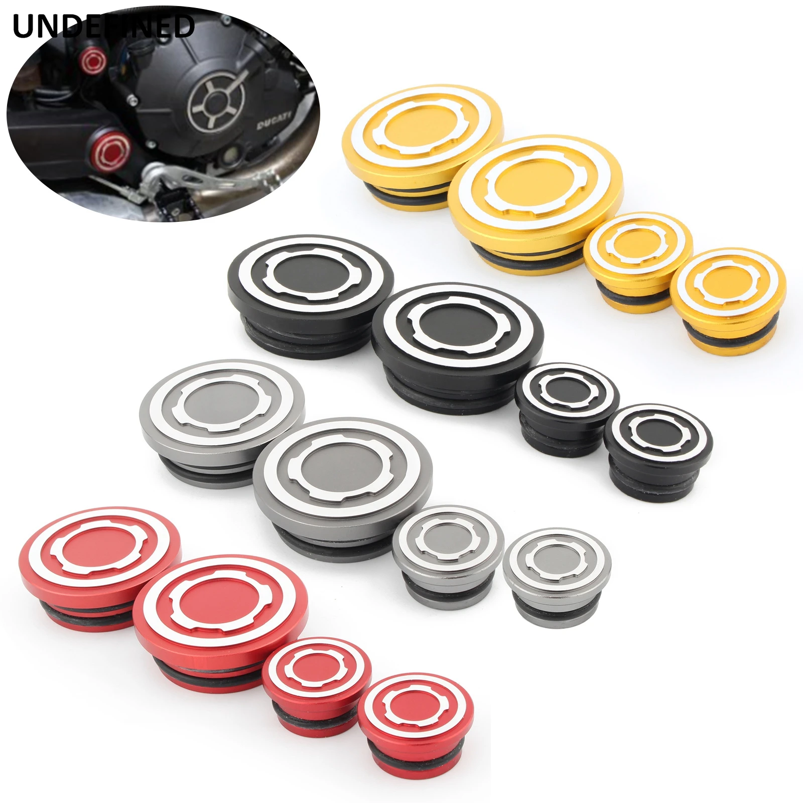 9PCS Telaio Della Moto Foro Tappi Di Copertura Kit Decor Per R1200GS