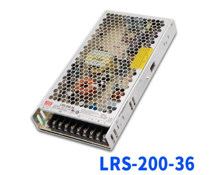 [Семь Неоновые] бренд MEAN WELL представляет LRS-200-36 е-байка 36В 5.9A 200 Вт высокой мощности Мощность высокая эффективность один Выход переключение Питание светодиодный Мощность