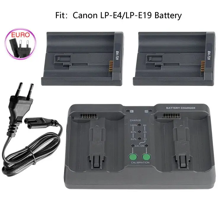 

For Nikon MH-26 battery dual charger MH-26a EU plug EN-EL18 ENEL18 adapter T20 card slot for LP E4 LP-E19