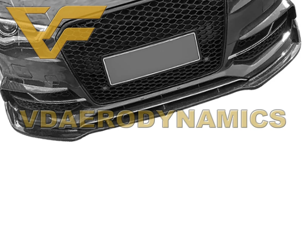 Подходит для 13-16 Audi S3 Sedan 4Dr или хэтчбек HB VAD-V Комплект переднего бампера из углеродного волокна-4 стиля на выбор