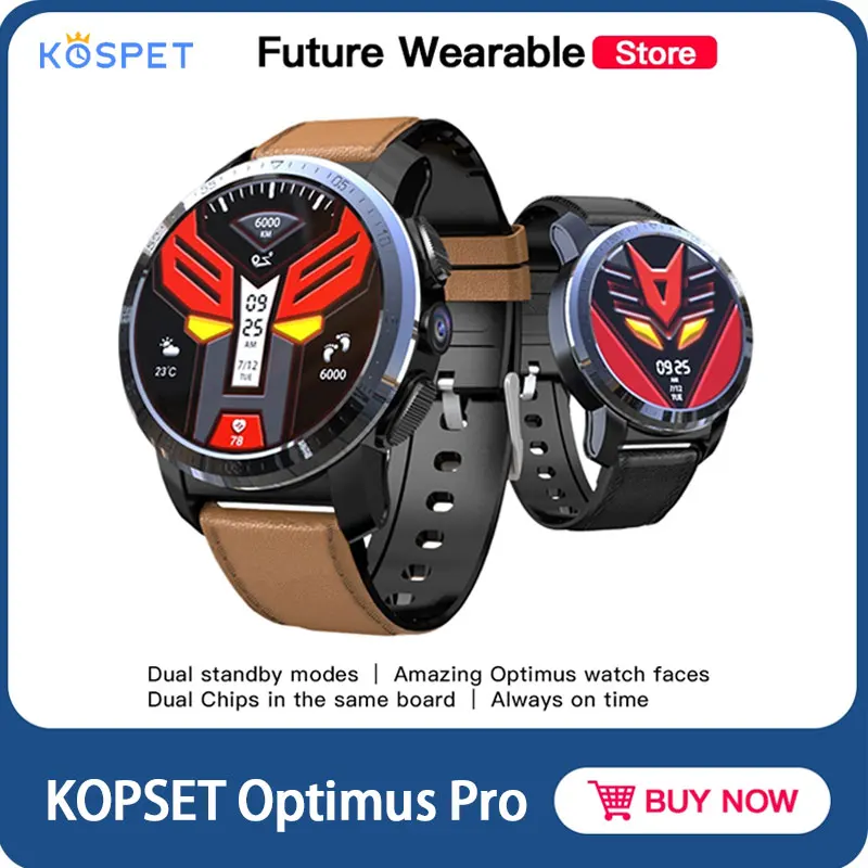 Смарт часы KOSPET Optimus Pro 3 ГБ 32 800 мАч 8 Мп МП|Смарт-часы| |