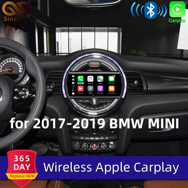 Sinairyu беспроводной Apple Carplay для BMW Mini EVO 6 5 дюймов/8 8 дюймов экран 2017 2019 Airplay Android авто