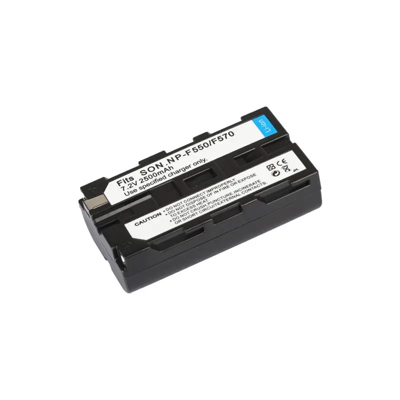 Для sony NP-F550/570 полный декодирование 7,2 V 2500mAh батарея 2+ ЖК-экран USB Одна зарядка+ USB кабель