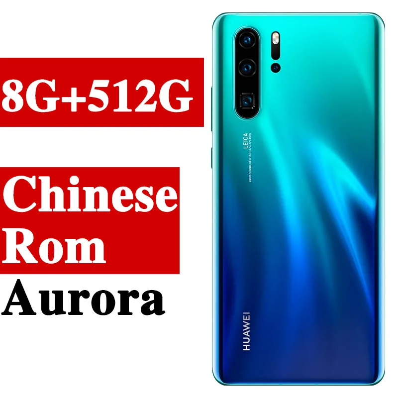 8G 512G Aurora Глобальная Версия Дополнительно huawei P30 Pro мобильный телефон 6,47 ''полный экран OLED Kirin 980 смартфон NFC GPS Android 9,1 5 камер - Цвет: 8G 512G Aurora