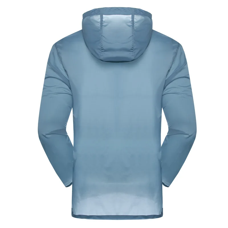 

2019 Spring Summer New Style Men Outdoor Sports Travel Sunscreen Coat Men's Elasticity Slim Fit Thin Wind Shield