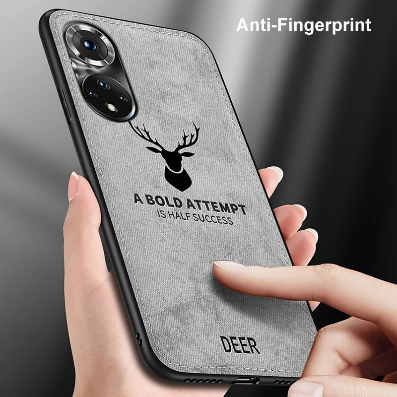 Classic Deer Cloth Fabric Phone Case Cover For Huawei Hauwei Huawey Nova9 Nova 9 SE 9SE Nova9SE Soft Shockproof Bumper Coque smartphone pouch