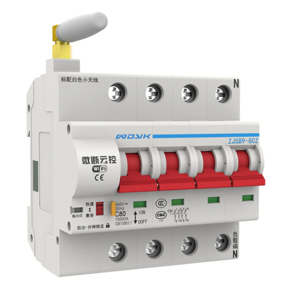 

Mini Quick Closing Protection Circuit Breaker Smart Remote Control Stable Automatic Switch Overload WIFI Easy Install Electric