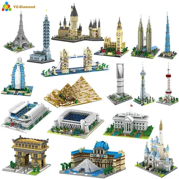 

Diamond micro-particle creative puzzle building modellego sets Wood toys 2-4 Years Unisex building blocks educational toys