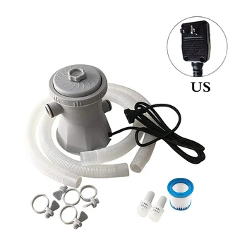 

Swimming Pool Filtering Pump Set Electric Water Cleaning Tool Circulation Filter For Above Ground New Arrival