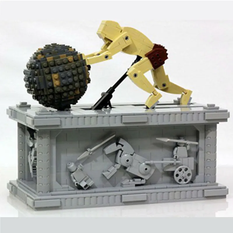 23017, 1462 шт, серия Technic, MOC Sisyphus, подвижный набор, строительные блоки, кирпичи, детские развивающие игрушки, совместимые с Bela