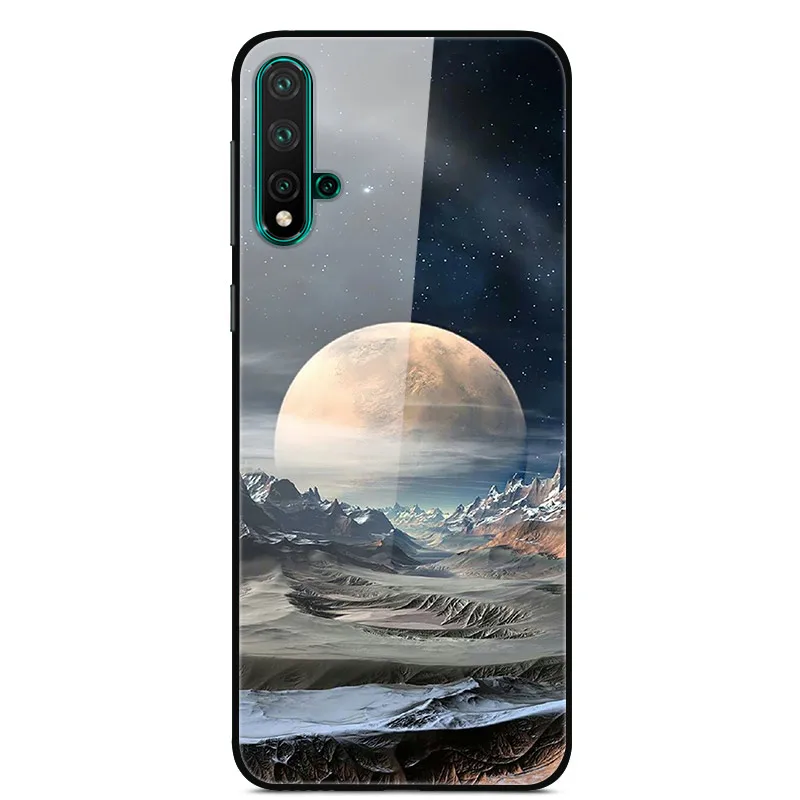 22 Для huawei Nova 5 Pro Чехол из закаленного стекла «Планета космос», чехол из стекла для huawei Nova 5 Coque Shell Nova5 Pro, чехлы - Цвет: 22