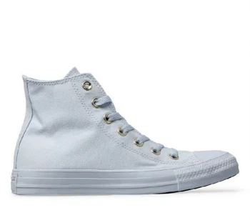 

Converse All-star classic light blue gold standard high-top white shoes Daily leisure High Unisex Shoes Canvas Skateboard Shoes