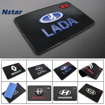 

Nstar 1pc LADA Anti Slip Mat Styling Auto Interior Part Decoration Phone Non Slip Pad For Lada Kia Fiat Renault Chevy Mustang