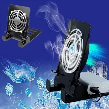 

2-In-1 USB Cooling Fan Cooler Holder Bracket for nintendo switch Console Phone Tablet
