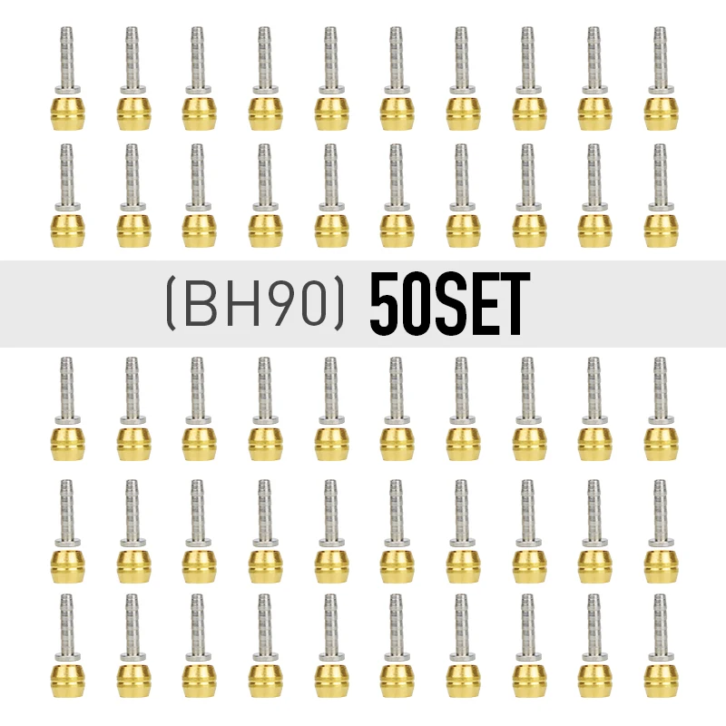 BH90 50 set 5/20/50/100 set Connector Original BH59 BH90 Olive Needle Sleeve Is Mainly Applied To DEORE SLX XT Bike Brake accessories - Цвет: BH90 50 set