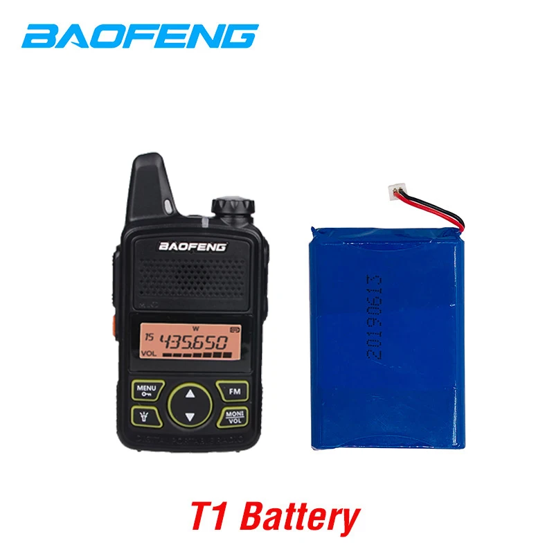 BAOFENG BF-T1 3,7 в 1500 мАч литий-ионный аккумулятор для BAOFENG BF-T1 рация BFT1 мини двухстороннее радио аксессуары BAOFENG