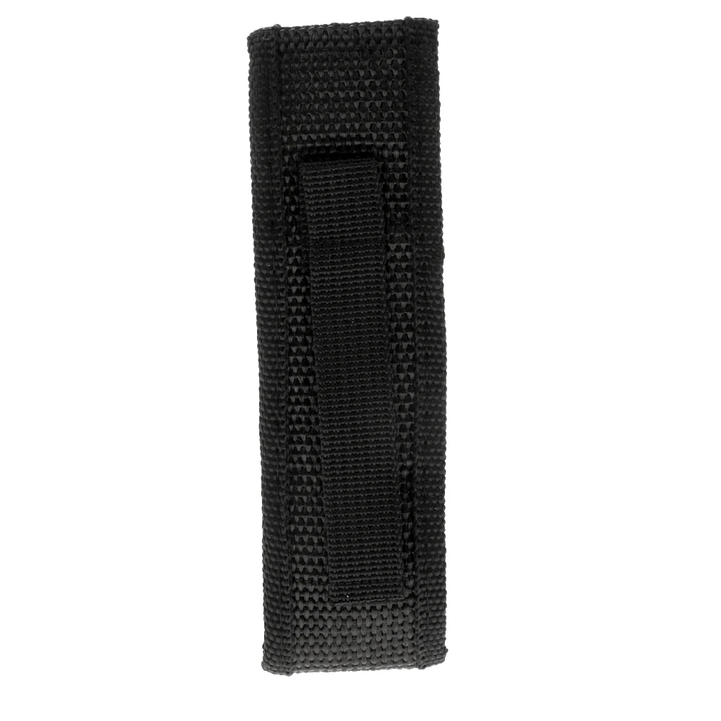Nylon Flashlight Torch Holster Holder Case Pouch Cover Bag with Belt Loop