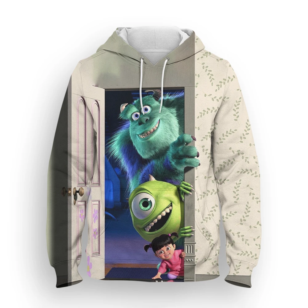 Sudadera con capucha de gran tamaño para hombre y mujer, chándal con  estampado 3D de la película Disney Monsters, para niño y niña, Primavera| Sudaderas con capucha y sudaderas| - AliExpress