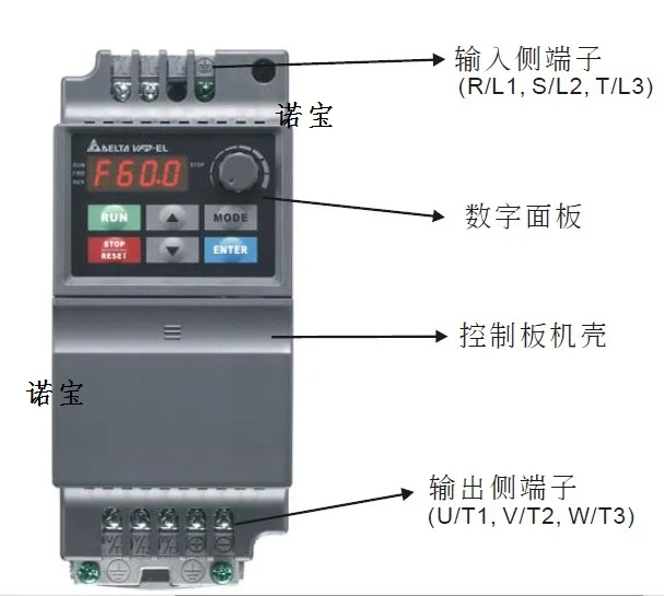 

Frequency converter VFD-EL VFD015EL43A 380V 1.5KW