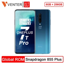 OnePlus 7T Pro Global rom Snapdragon 855 Plus 8GB 256GB 6,67 ''Fluid AMOLED экран с частотой обновления 90Hz 48MP с тройной камерой 4085mA