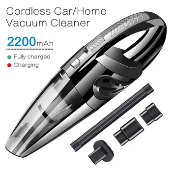 

2020 New 4000PA Portable Handheld Car Vacuum Cleaner Wireless Rechargeable Wet Dry 120W 12V for Car Home Pet Hair Dust Cleaning