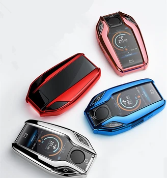 

New Soft TPU Car Fully LED Display Key Cover Case For BMW 5 7 series G11 G12 G30 G31 G32 i8 I12 I15 G01 X3 G02 X4 G05 X5 G07 X7