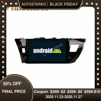 

Octa Core Android 9 Car GPS Navigation Multimedia Player For Toyota Corolla 2014 2015 2016 Recoder Stereo Auto No DVD Player PX6