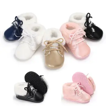 

Pudcoco Baby Newborn Winter Warm Snow Boots Toddler Infant Soft Shoes Booties 0-18M