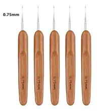 Плетение защелки крюк дредлок вязание крючком шьем парик шпилька для волос для мини-косички инструменты бамбук+ металл