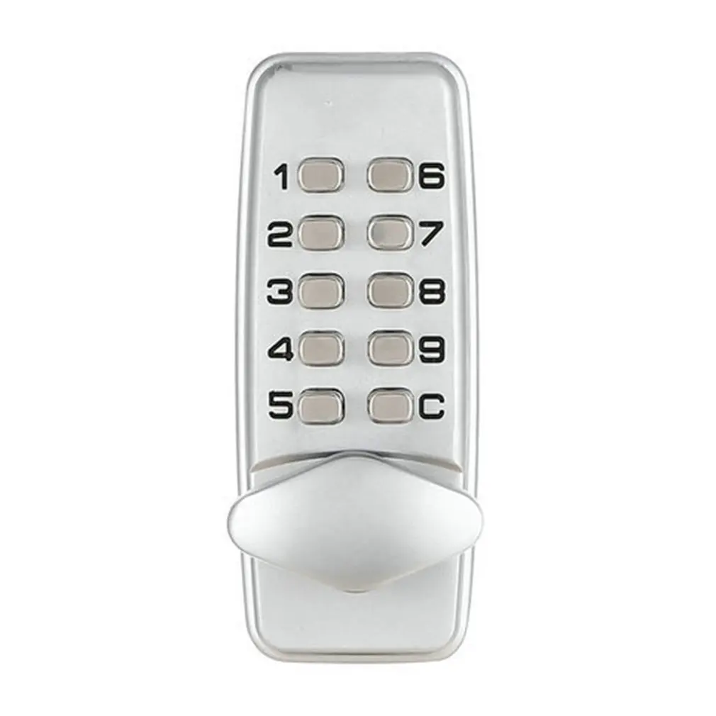 

OS380S first generation mechanical code lock silver Zinc alloy Waterproof and rustproof Courtyard door lock