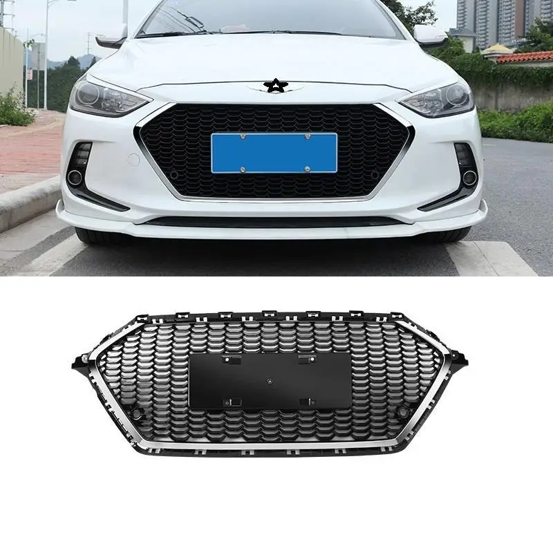 Аксессуары Automovil внешние аксессуары декоративная модификация авто аксессуары гоночные грили 16 для hyundai Elantra - Цвет: Number 2