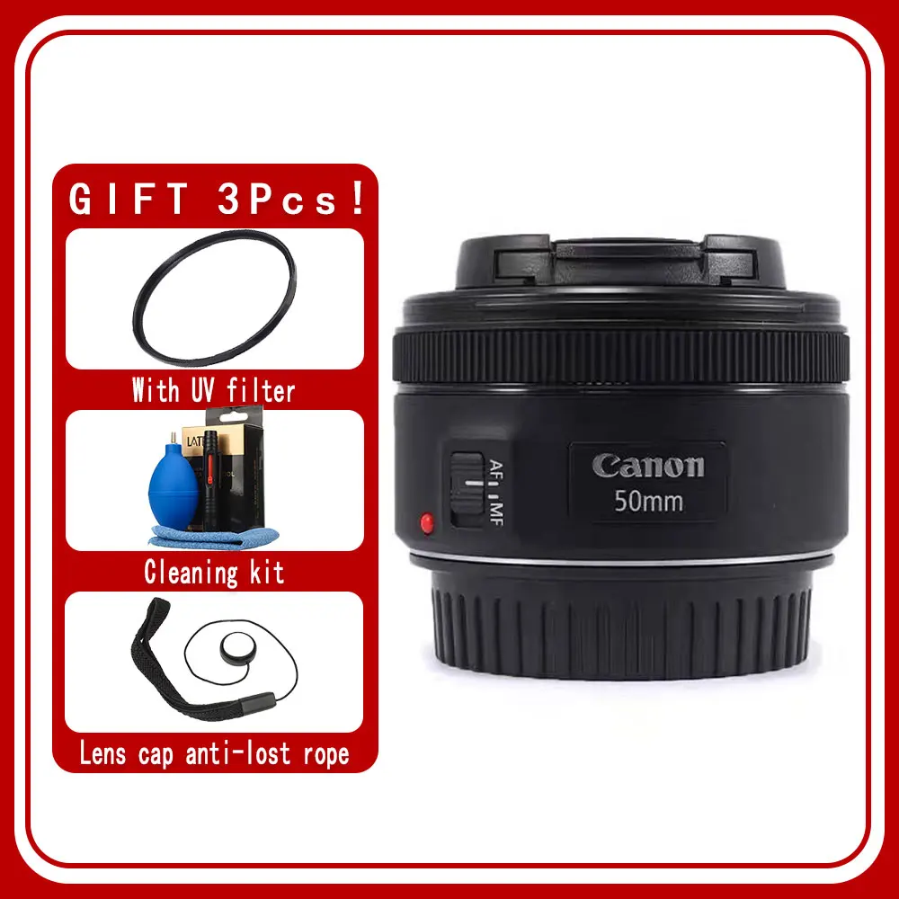 Объектив Canon EF 50 мм f/1 8 STM для | Электроника