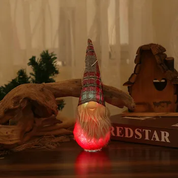 

Christmas Decorations Plush Long Hat Forest Man Figurine Faceless Doll Toy Party Decorations Christmas Home Decoration Pendant