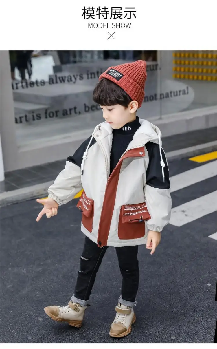 Детская Вельветовая куртка; Новая осенне-зимняя одежда для мальчиков; стеганый хлопковый утепленный плащ с длинными рукавами для девочек; одежда для малышей