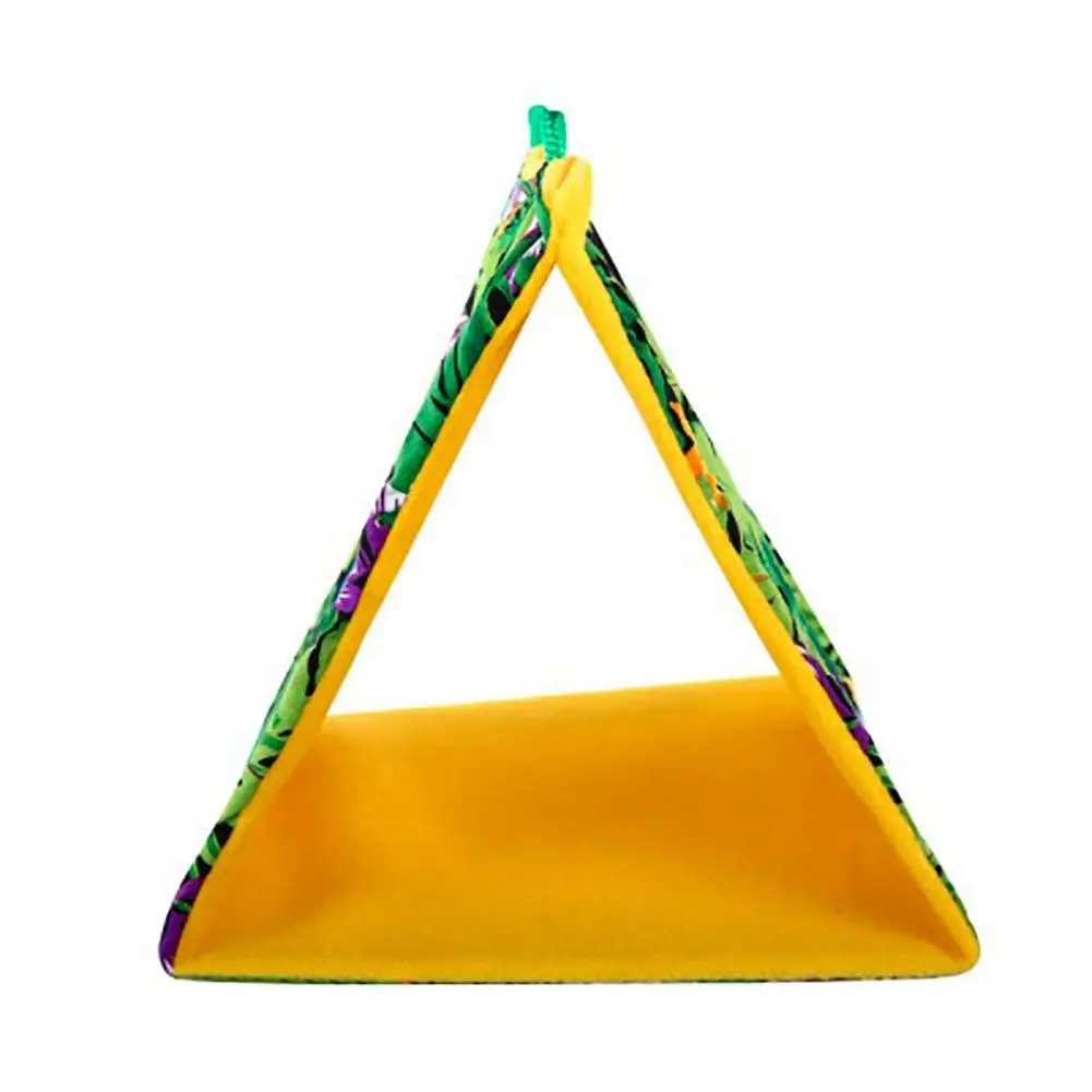Bird Nest Hanging open hook design Comfortable Flannel Printing Parrot Hammock for Small Pets Bird Supplies high quality flannel