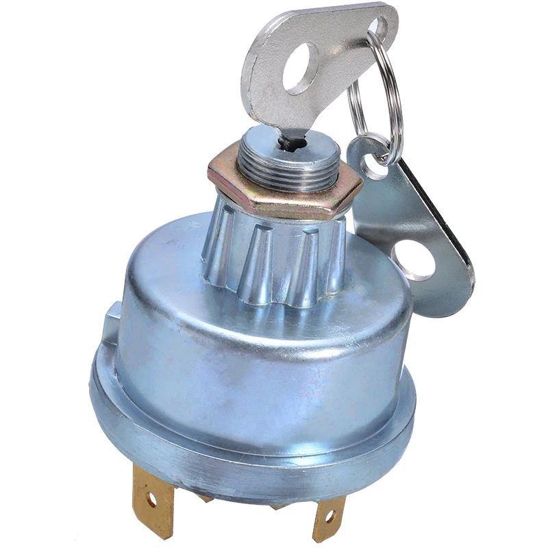 1pcs Universal 4 Position Tractor Ignition Switch with 2 Keys Ignition Switch For Lucas 35670 128Sa