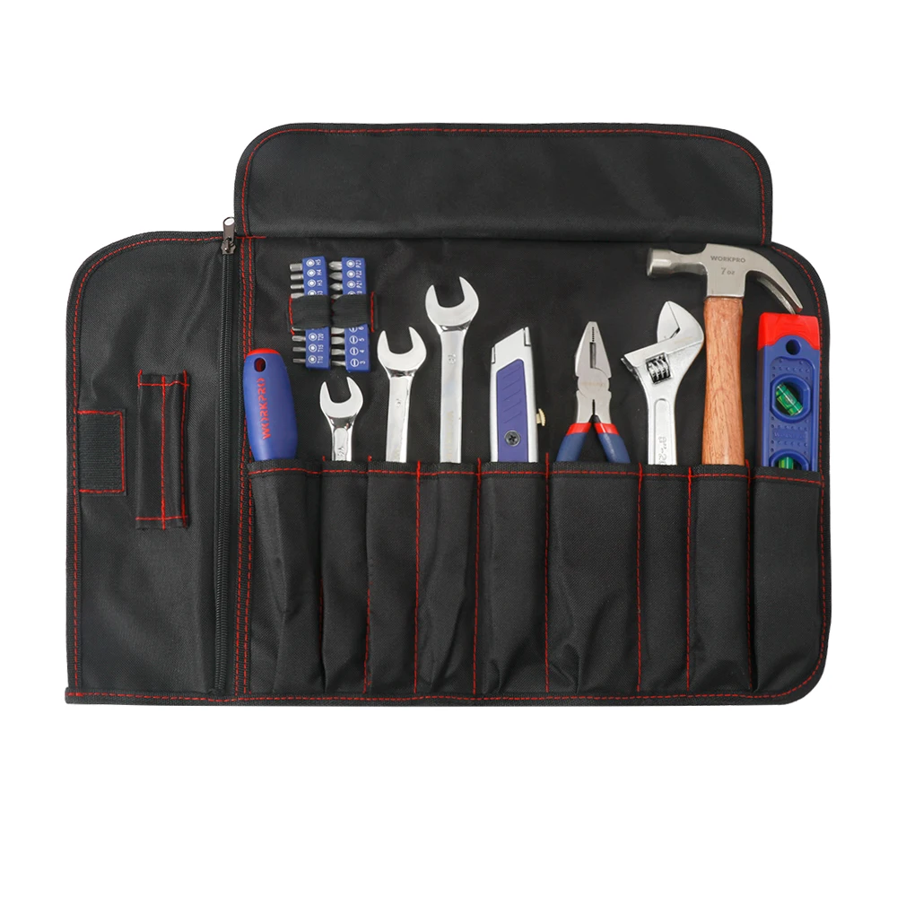 £15.68 Workpro 29pc Home Tool Set Metric Hand Tools Plier Knife