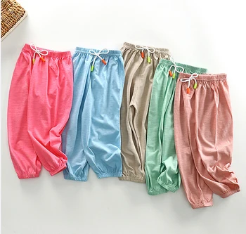 買取 幼児ベビーキッズ女の子子供チェック柄プリントハーレムパンツ衣装clothesk無地巾着伸縮性ズボンベビーカジュアル