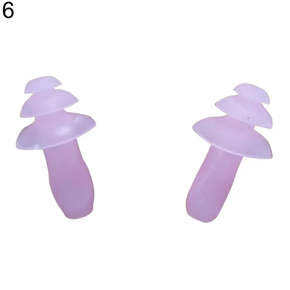 1 Pair Silicone Ear Plugs Comfortable Anti Noise Snore Study Sleep Earplugs Sound Defenders Protector For Travel | Красота и здоровье