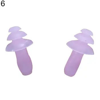 

1 Pair Silicone Ear Plugs Comfortable Anti Noise Snore Study Sleep Earplugs Sound Defenders Protector Earplugs For Travel