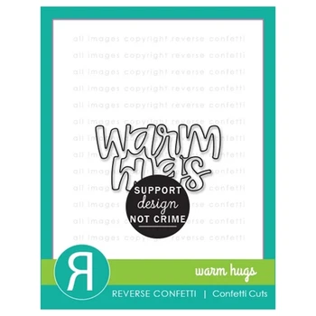 

Warm hugs letter Metal Cutting Dies cut die mold decoration Scrapbooking Embossing paper craft mould punch stencils