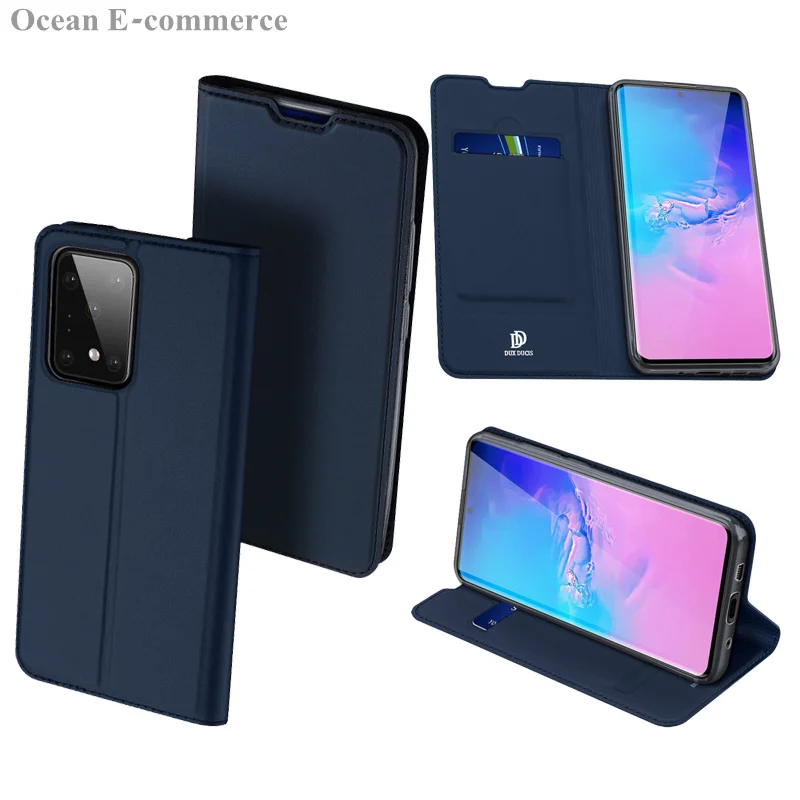 DUX DUCIS кожаный сенсорный чехол из искусственной кожи для Samsung Galaxy S20/ Ultra/ Plus