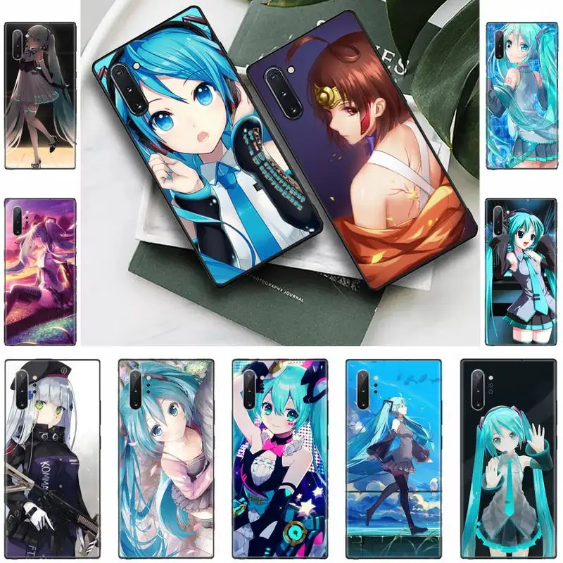 

Anime Girl Hatsune Miku Phone Case For Samsung Galaxy S8 S9 S10 Plus S10E Note 3 4 5 6 7 8 9 10 Pro Lite cover